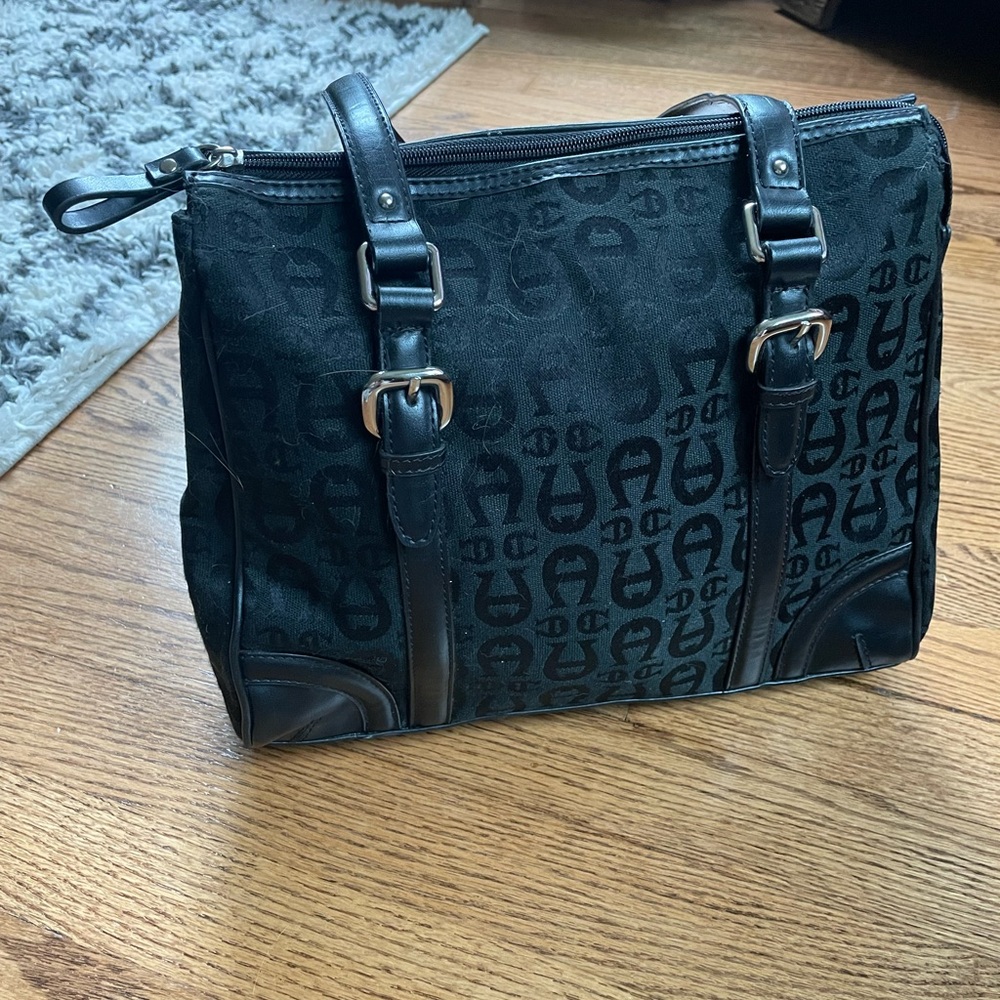 Etienne Aigner Black Shoulder Bag